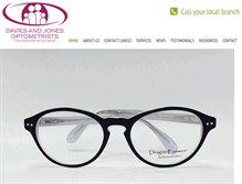 Tablet Screenshot of daviesandjonesoptometrists.co.uk